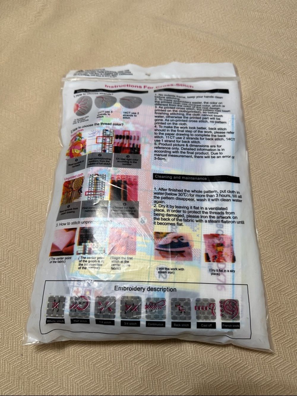Cross Stitch Kit - Picture 7 of 7